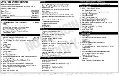 2026 Jeep Cherokee Limited