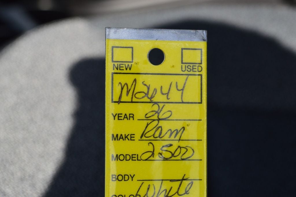 2026 RAM ProMaster 2500 High Roof