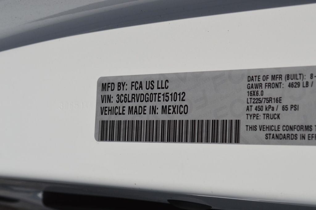 2026 RAM ProMaster 2500 High Roof