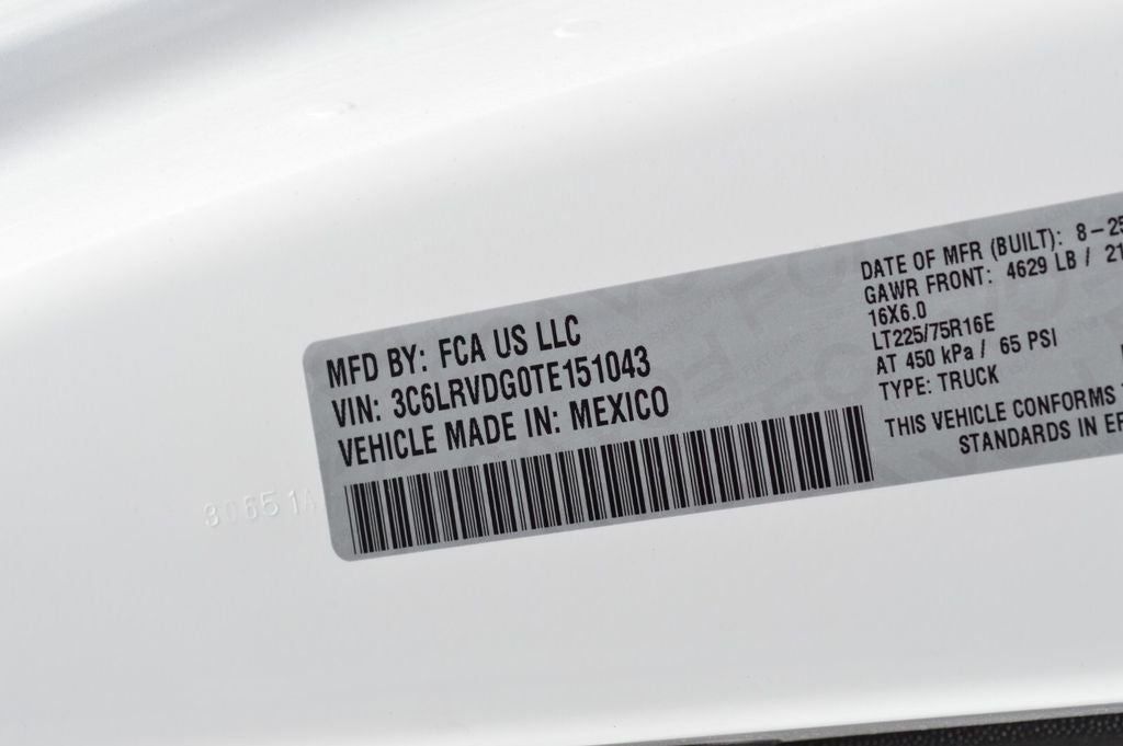 2026 RAM ProMaster 2500 High Roof