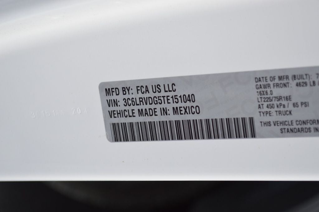 2026 RAM ProMaster 2500 High Roof