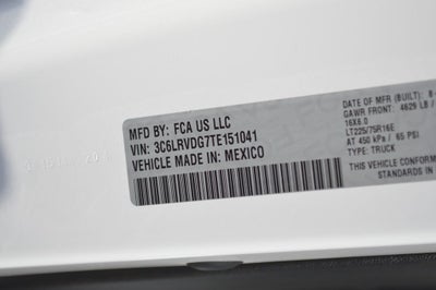 2026 RAM ProMaster 2500 High Roof