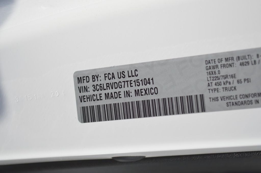 2026 RAM ProMaster 2500 High Roof