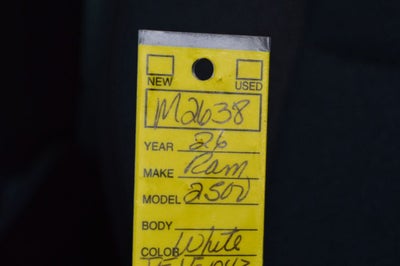 2026 RAM ProMaster 2500 High Roof