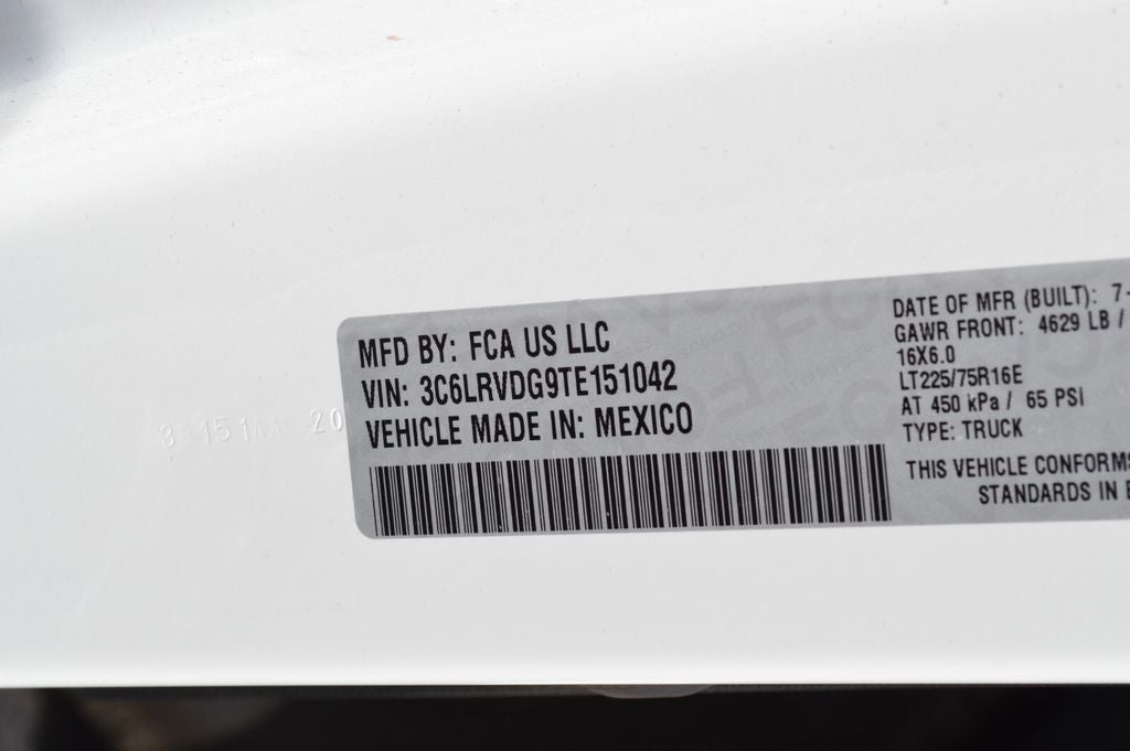 2026 RAM ProMaster 2500 High Roof