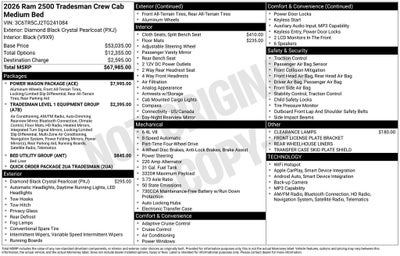2026 RAM 2500 Tradesman