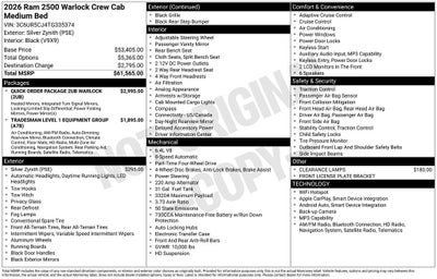 2026 RAM 2500 Tradesman