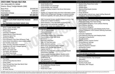 2023 GMC Terrain SLE