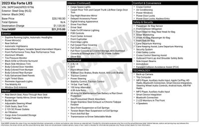 2023 Kia Forte LXS