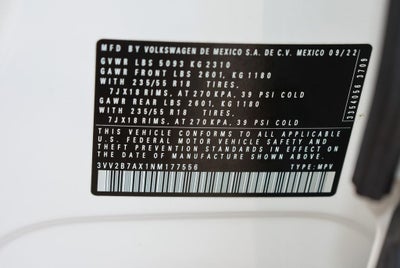 2022 Volkswagen Tiguan 2.0T SE