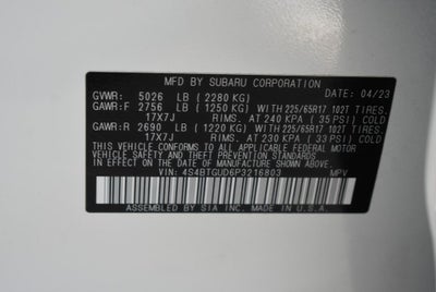 2023 Subaru Outback Wilderness