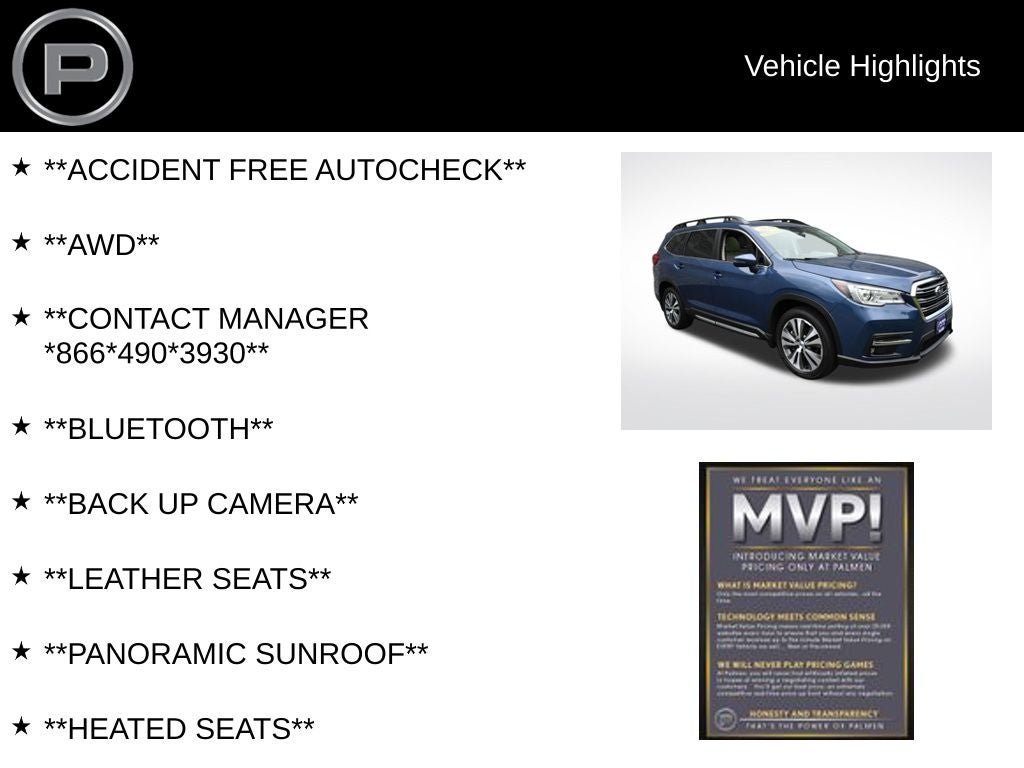 2020 Subaru Ascent Limited