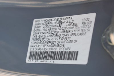 2023 Honda Odyssey Elite