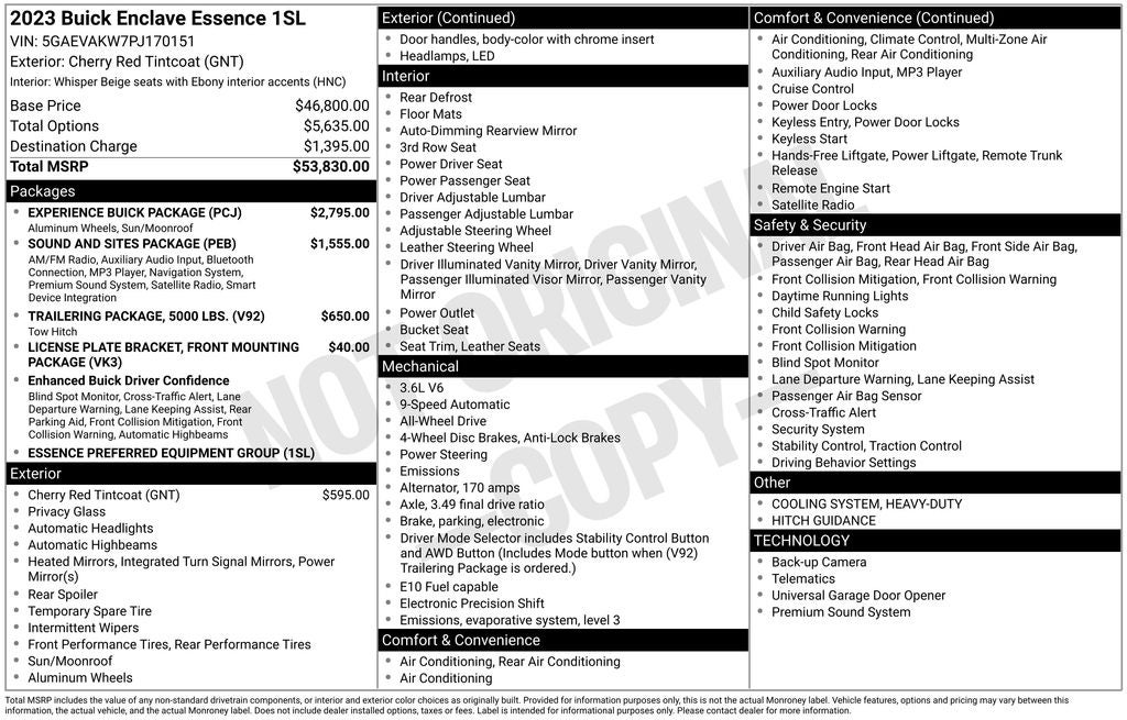 2023 Buick Enclave Essence