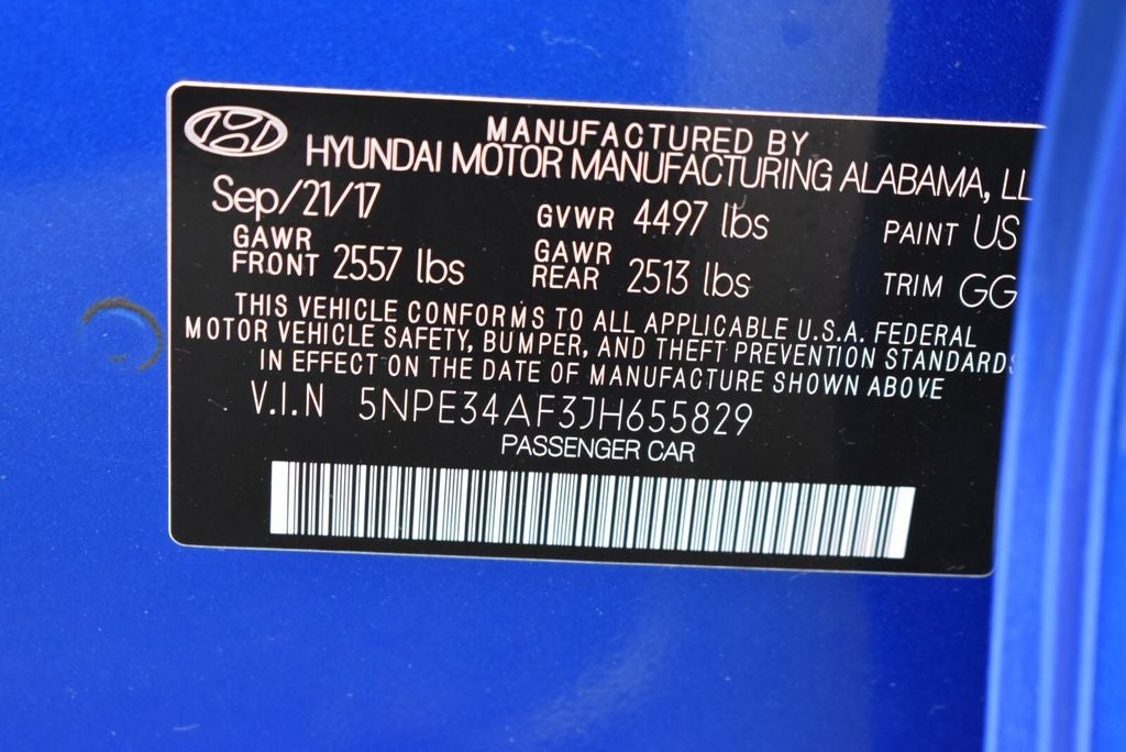 2018 Hyundai Sonata SEL