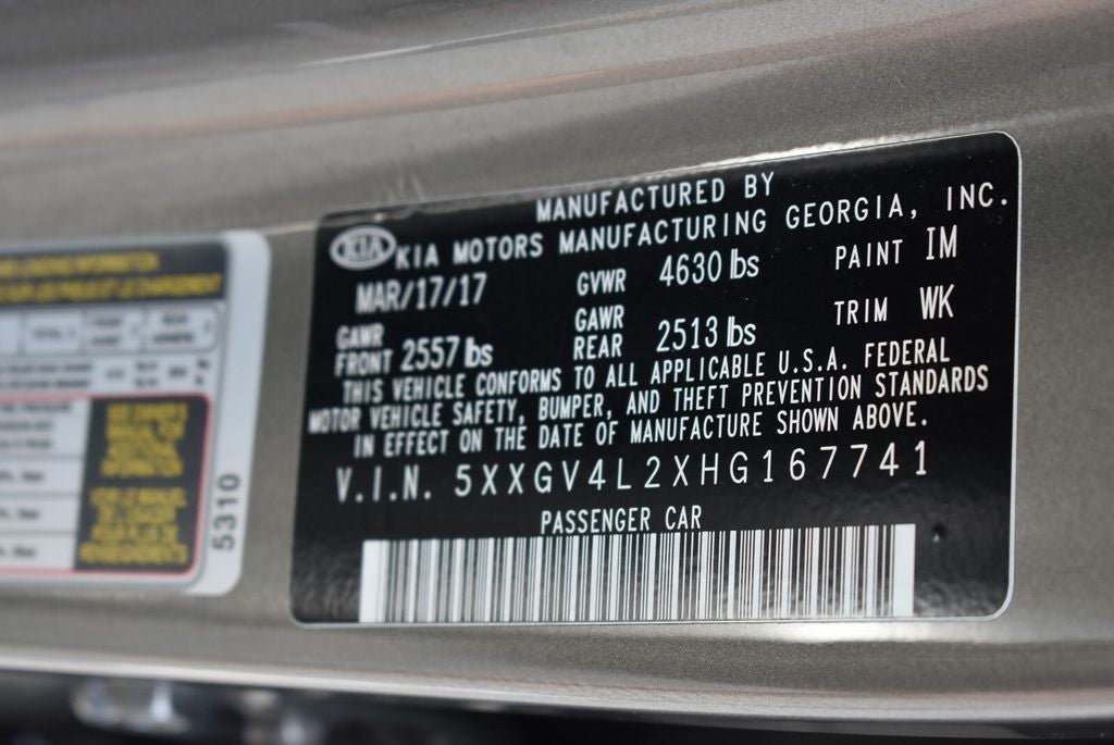 2017 Kia Optima SXL Turbo