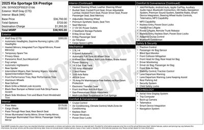2025 Kia Sportage SX-Prestige