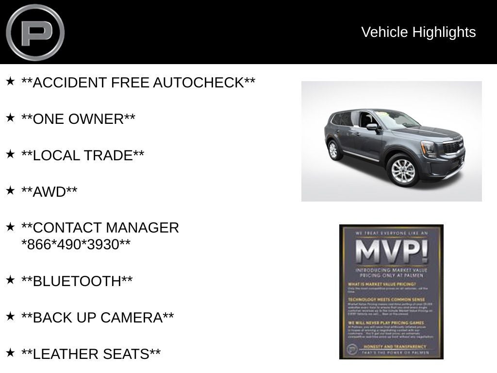 2022 Kia Telluride LX