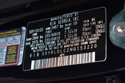 2022 Kia Sorento S