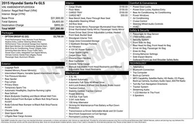 2015 Hyundai Santa Fe GLS