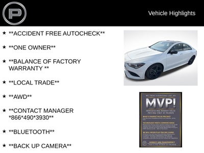 2023 Mercedes-Benz CLA CLA 250 4MATIC®