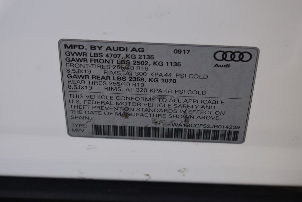 2018 Audi Q3 2.0T Premium