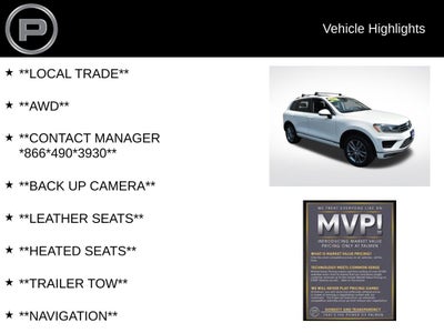 2016 Volkswagen Touareg VR6 FSI Lux