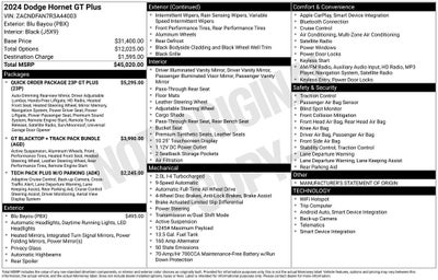 2024 Dodge Hornet GT Plus