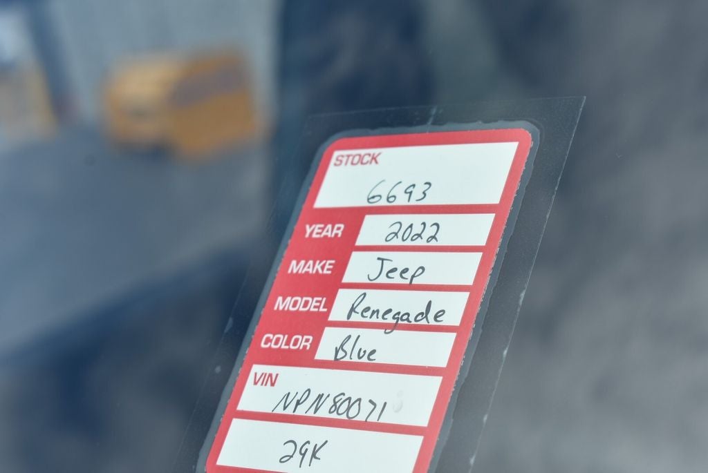 2022 Jeep Renegade Altitude