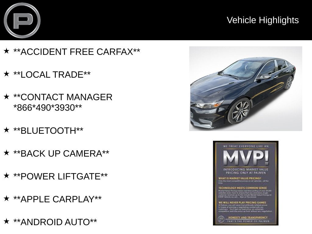 2018 Chevrolet Malibu LT