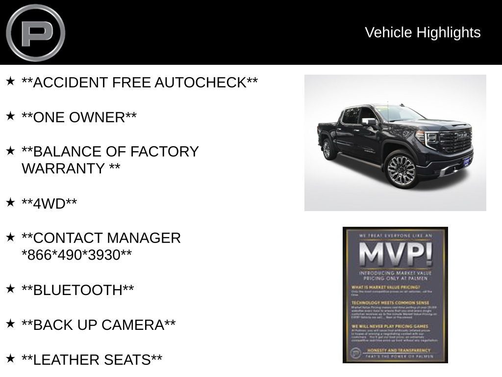 2025 GMC Sierra 1500 Crew Cab, Short Bed, Denali Ultimate, 4WD