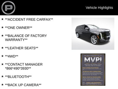 2025 Cadillac Escalade ESV Sport Platinum