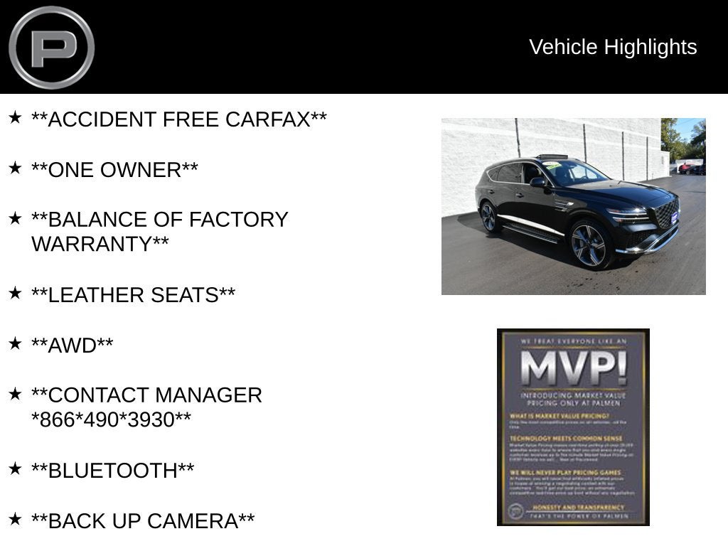 2025 Genesis GV80 3.5T Prestige AWD