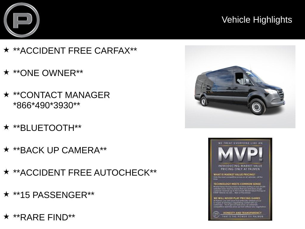 2025 Mercedes-Benz Sprinter 2500 High Roof 4-Cyl Diesel