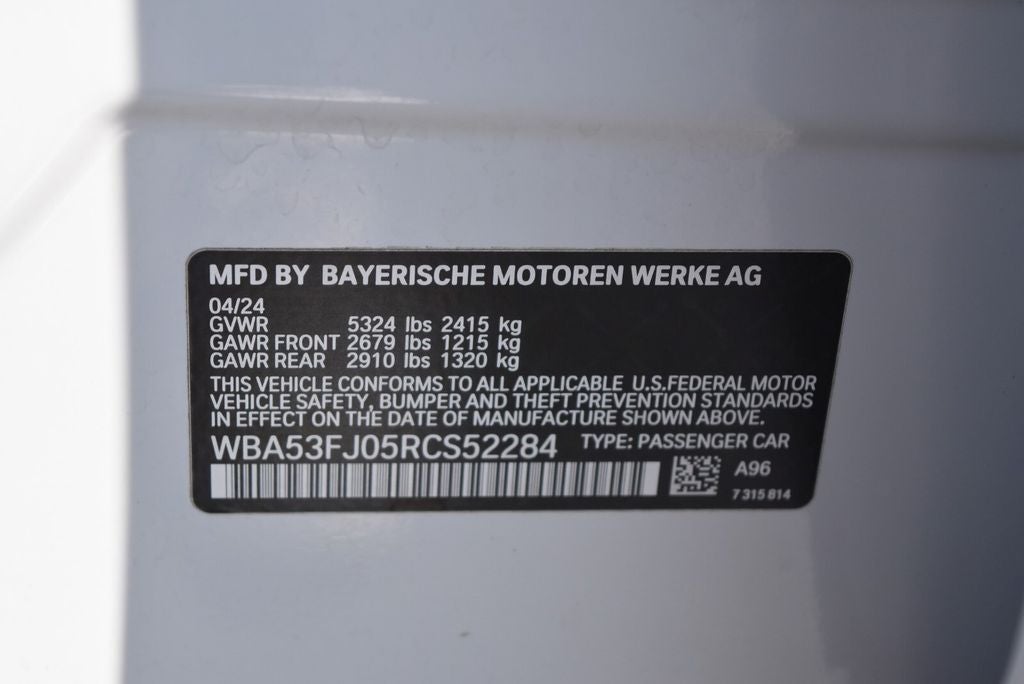 2024 BMW 530i xDrive