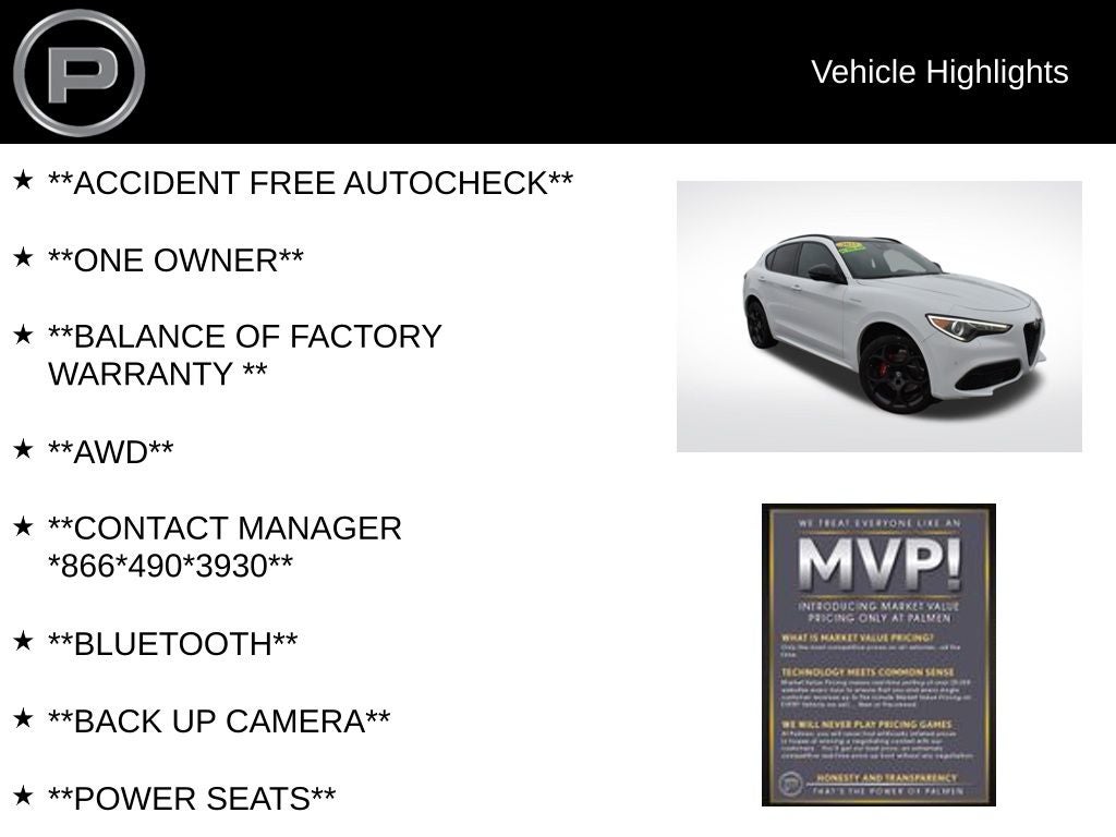 2023 Alfa Romeo Stelvio Veloce AWD