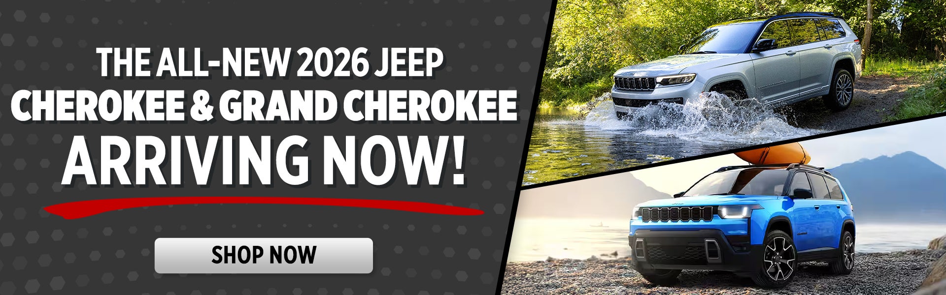 New Cherokee and Grand Cherokee